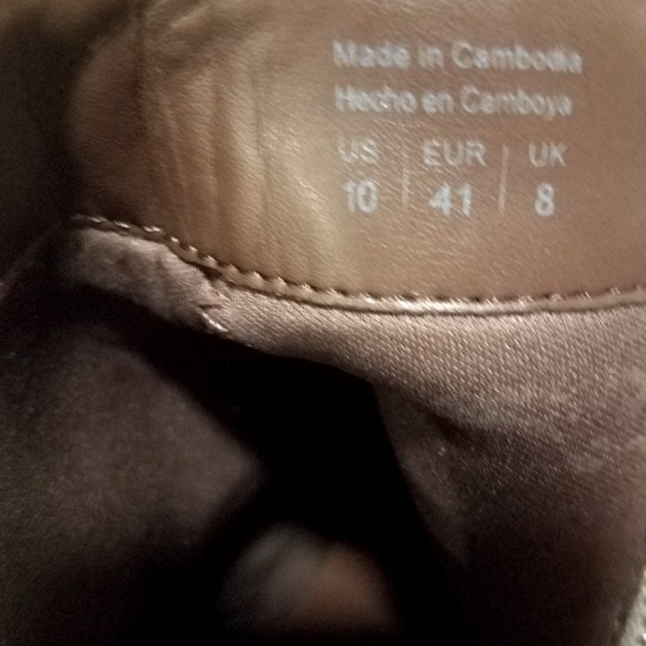 Aldo Gray Suede Like New Booties with Zipper Women's 10 - Picture 4 of 6